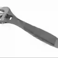 Black Ergo Adjustable Wrench 8"